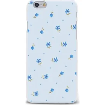 Pouzdro na mobilní telefon Esperia Original pro iPhone 6/6S Flower Pattern Blue