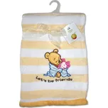 Detexpol Micropolar fleece deka Medvídek Pů a prasátko 76 x 102 cm