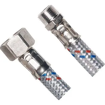 flexi hadice Sapho FxM 1/2'x1/2', 80cm flexibilní nerezová hadice