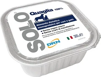 Krmivo pro psa DRN SOLO Quaglia 100% křepelčí 300 g