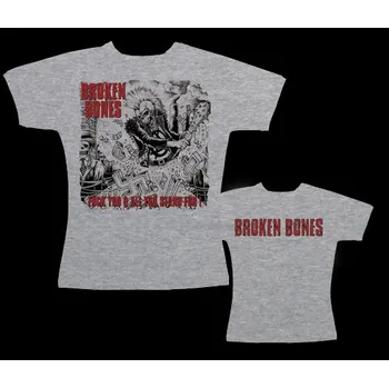 Broken Bones - dámské triko šedé
