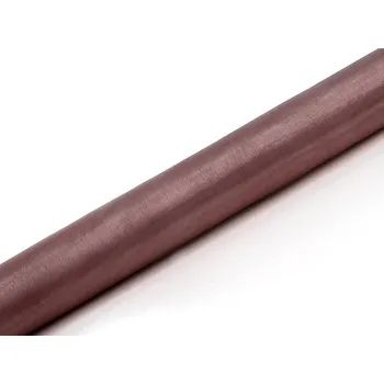 Svatební dekorace Organza šerpa 36cm/9m - mauve, nelemovaná