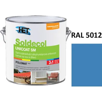 univerzální barva Soldecol UNICOAT SM 2,5 L RAL 5012
