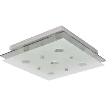 Dekorativní svítidlo Stropní skleněné svítidlo hranaté