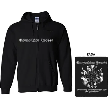 Pánská mikina Carpathian Forest - mikina s kapucí a zipem