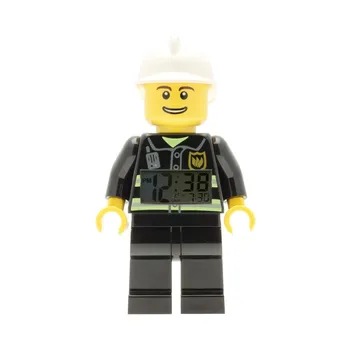 Budík Lego City Fireman Minifigure Clock - Budík