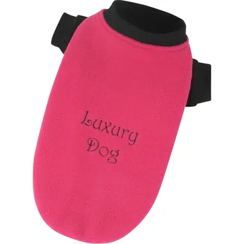 Obleček pro psa Mikina Luxury Dog (doprodej skladových zásob) - růžová XXS