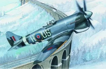 Plastikový model Směr Model letadlo Hawker Tempest MK V 1:72