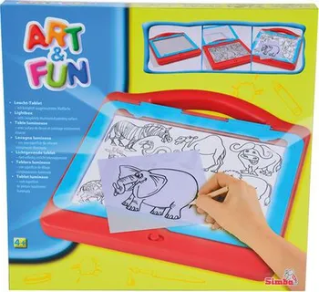 Simba Art & Fun kreslící tabulka světelná