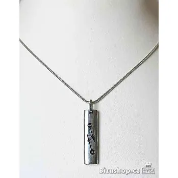 Náhrdelník Chirurgická ocel přívěsek na řetízku Ona a On