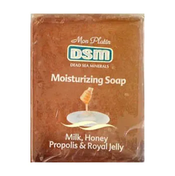 Mýdlo Mon Platin DSM Minerální hydratační mýdlo s propolisem 120 g, mlékem, medem a mateří kašičkou