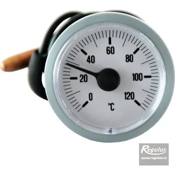 Kuchyňský teploměr Teploměr 0-120°C, kapilára 1 m, d=42 mm, šedý (Teploměry)