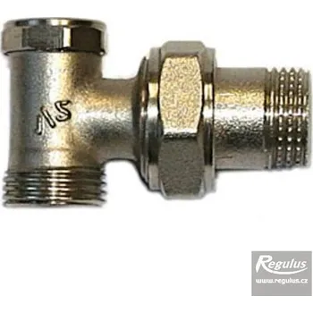 Ventil Radiátorový ventil regulační - rohový G 3/8“ M (Radiátorové ventily na zpátečku z radiátoru, vnější závit)