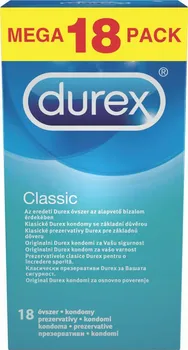 Kondom Durex Classic kondom 18 ks