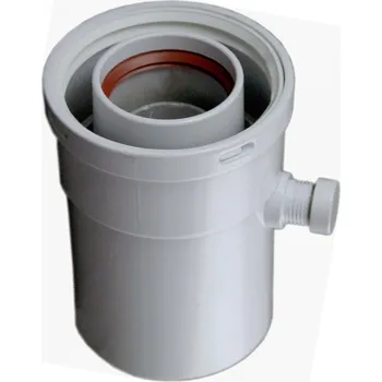 Kouřovod Vsuvka průměr 60/100 pro odvod kondenzátu, svislá