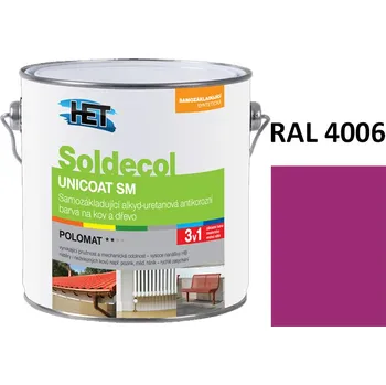 univerzální barva Soldecol UNICOAT SM 2,5 L RAL 4006