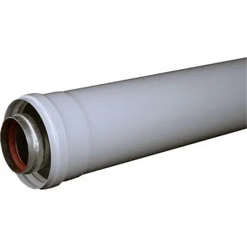 Kouřovod Prodloužení průměr 60/100, l= 250, plech/Al M - F