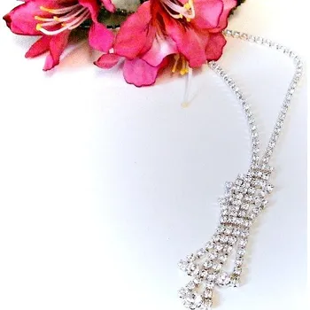 Náhrdelník Náhrdelník z českých skleněných kamenů ,Jablonecká bižuterie