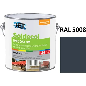 univerzální barva Soldecol UNICOAT SM 2,5 L RAL 5008