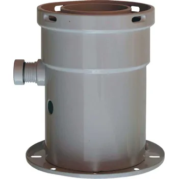 Kouřovod Příruba průměr 60/100 s odběry a odvodem kondenzátu, zvětšená plastová příruba