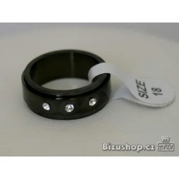 Prsten Zyta Chirurgická ocel prsten černý 1519818