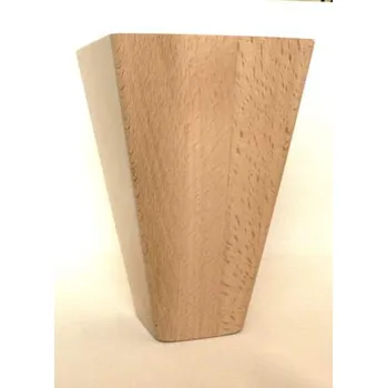 Hranatá nábytková noha R-6 rozměr 100 x 100 mm , v - 150 mm