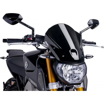 Yamaha MT-09 13-16 Plexi PUIG 6861N (černé 350 x 295mm)
