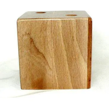 Hranatá nábytková noha R-3 rozměr 80 x 80 mm , v - 80 mm