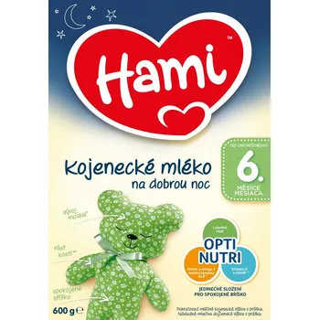 Nutricia Hami 6+ Na dobrou noc 600 g Kojenecká výživa Nutricia Hami 6+ Na dobrou noc 600 g