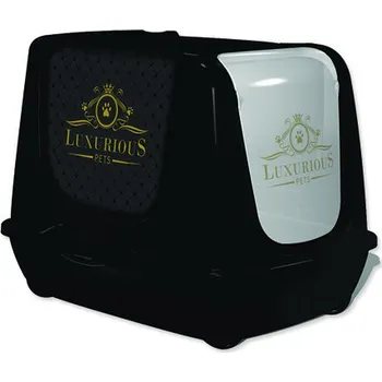 Toaleta pro kočku Magic Cat Luxurious toaleta černá