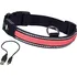 Obojek pro psa Nobby svítící obojek nylon červený