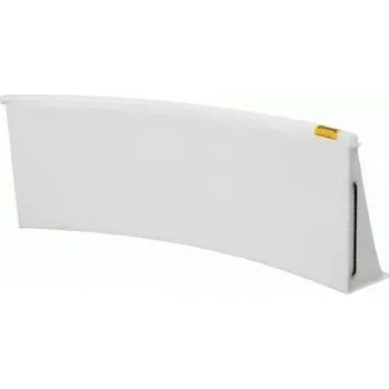 UC Florbalový mantinel 1/2 rohový modul r = 2,09 m Varianta: Bílá