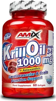 Přírodní produkt Amix Krill Oil 1000 mg 60 cps.