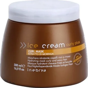 Vlasová regenerace Ice Cream Inebrya Curly Plus Mask 500 ml