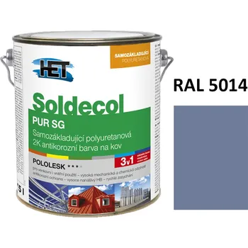 barva na kov Soldecol PUR SG 2,5 L RAL 5014