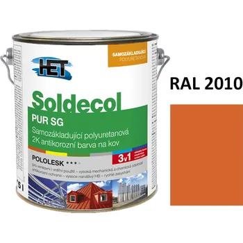 barva na kov Soldecol PUR SG 2,5 L RAL 2010