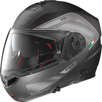 Nolan N104 Absolute Tech N-Com Flat Black, XL