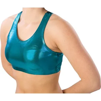 Podprsenka Metalická lesklá sportovní podprsenka