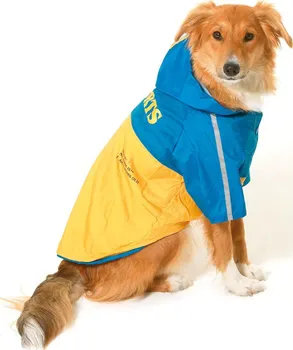 Obleček pro psa Karlie Sport bunda s kapucí žlutá/modrá