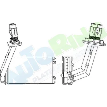 Výměník tepla Radiátor topení RENAULT Laguna 1 (B,K56) 1994-1999 LP.0000.2096.35-209648 - DOPRAVA ZDARMA