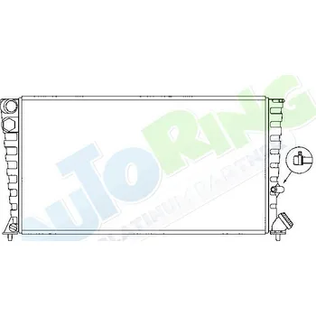 Chladič motoru Chladič vody CITROEN Xsara (N0,N1,N2) 1997-08.00 LP.0000.1621.45-163562 - DOPRAVA ZDARMA
