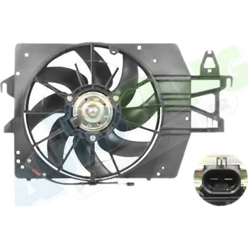 Ventilátor topení a klimatizace Ventilátor s krytem / úchytem - sahara FORD Escort 1995-1999 LP.0000.2521.34-255453 - DOPRAVA ZDARMA