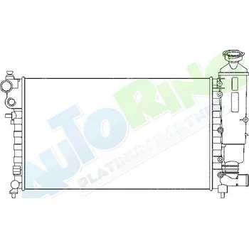 Chladič motoru Chladič vody CITROEN Saxo (S0,S1) 1996-10.99 LP.0000.1719.68-183291 - DOPRAVA ZDARMA