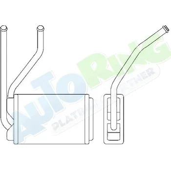 Výměník tepla Radiátor topení DAEWOO Espero (KLEJ) 1995-2000 LP.0000.2032.09-203211 - DOPRAVA ZDARMA