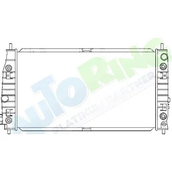 Chladič motoru Chladič vody CHRYSLER 300M (LR) 1998-2004 LP.0000.1646.22-176254 - DOPRAVA ZDARMA