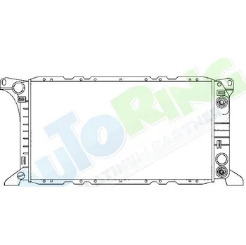 Chladič motoru Chladič vody FORD Transit (VE6) 1986-1991 LP.0000.1653.77-184047 - DOPRAVA ZDARMA