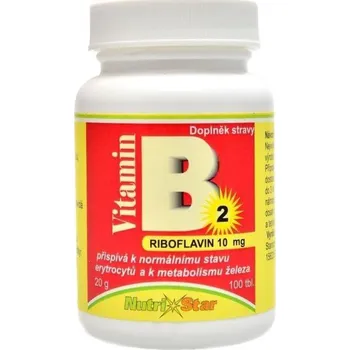 Nutristar Riboflavin vitamín B2 10 mg