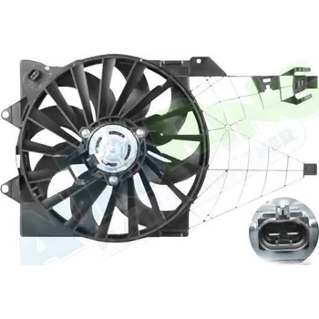 Ventilátor topení a klimatizace Ventilátor s krytem / úchytem - sahara FIAT Linea (323) 2007-2014 LP.0000.2519.89-259227 - DOPRAVA ZDARMA
