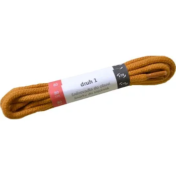 Tkaničky do bot Kulaté bavlněné tkaničky do bot 1 oranžová Délka: 100 cm