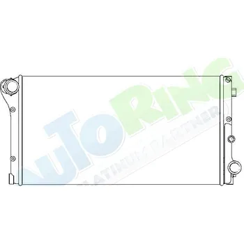 Chladič motoru Chladič vody FIAT Panda (169) 08.03-2013 LP.0000.1627.66-183699 - DOPRAVA ZDARMA